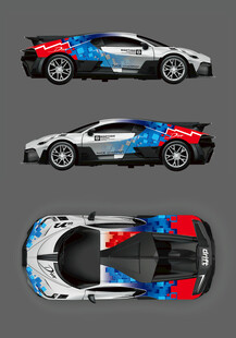 多彩赛车外观设计展示