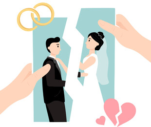 新婚破裂瞬间