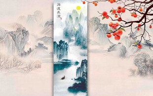 中式山水意境装饰画