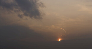 夕阳西下的天空美景