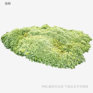 绿色植物堆模型