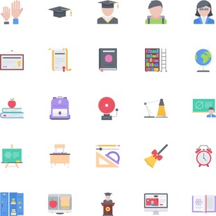 教育相关图标 