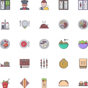 美食图标 