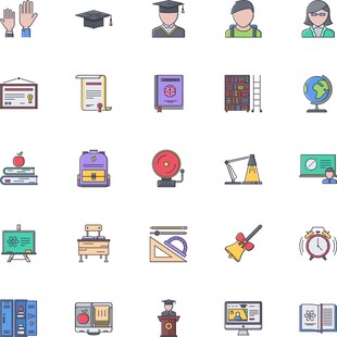 教育相关图标 