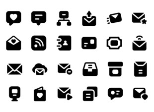 通信与社交图标 