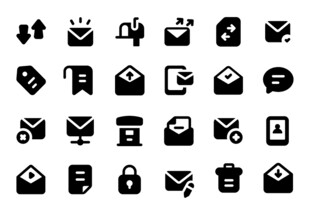 邮件相关图标 