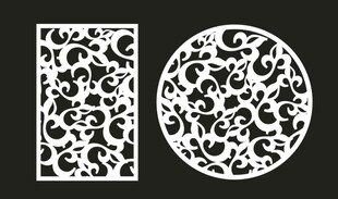 中式镂空花纹图案设计