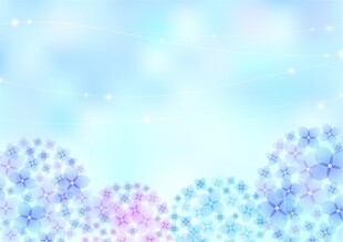 绣球花背景