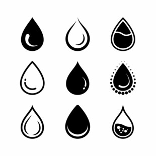 水滴矢量