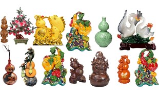 多样精美传统工艺摆件