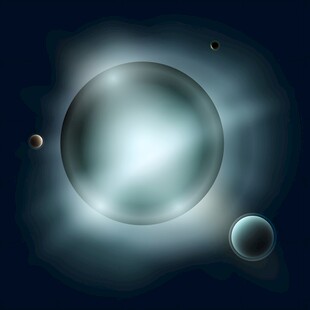 梦幻宇宙中的星球景象