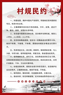 村规民约