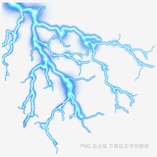 蓝色血管状图案