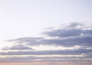 黄昏时分的天空美景