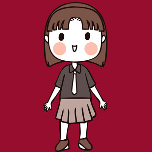 可爱卡通女生形象