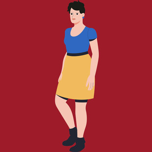 时尚穿搭女性形象展示
