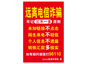 防诈海报