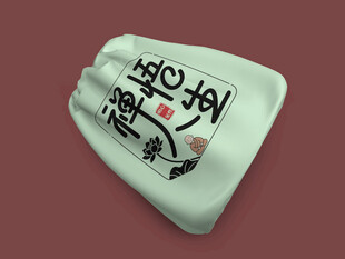 束口袋样机
