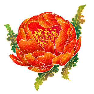 手绘花