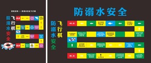 学校预防溺水安全飞行棋
