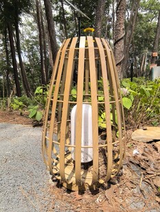 竹制户外创意灯具