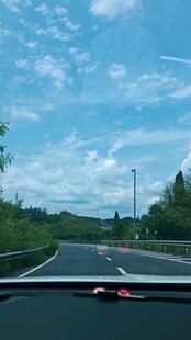 公路行车视角风景