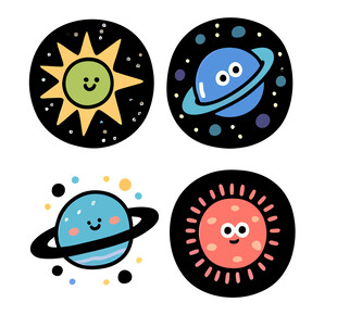 可爱卡通星球