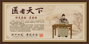 中医文化展板中华名医展板