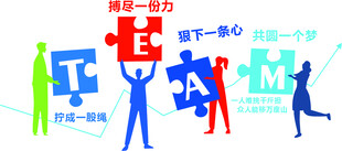 团结一心文化墙