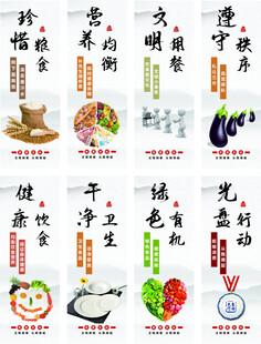 珍惜粮食海报