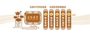 道德讲堂文化墙