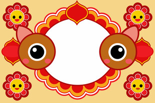 中国风喜庆元素背景