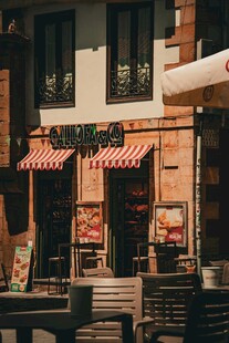 复古风情街边小店