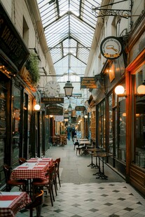欧式风情室内商业街场景