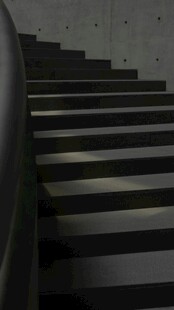 黑色现代风格旋转楼梯