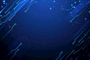 蓝色科技感线条星空背景