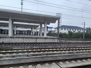 火车站铁轨场景