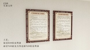 复古相框装饰画