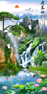 山水间的诗意自然美景
