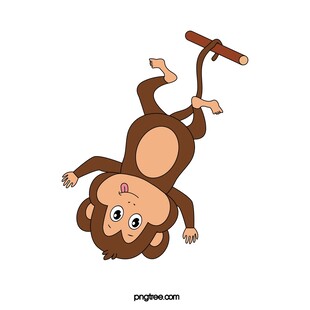 倒挂小猴