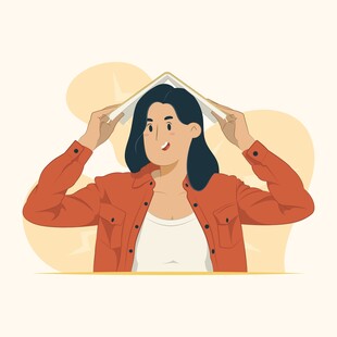 女子揪发显烦躁