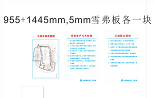 工地警示牌