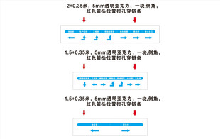 导视牌 项目部导向牌 工地