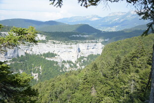 山林间的壮丽山景