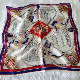 精美复古风丝巾图案展示