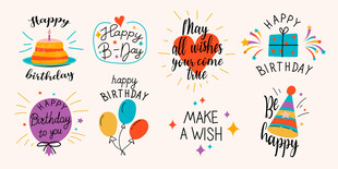 生日元素图案