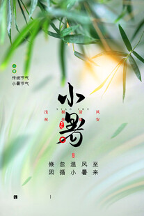 小暑海报