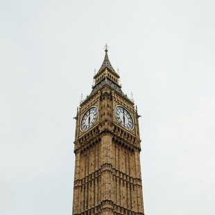 伦敦大本钟建筑特写