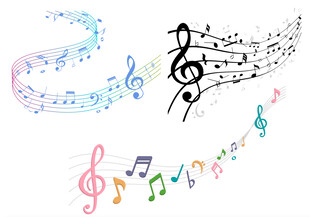 梦幻音符与五线谱的艺术