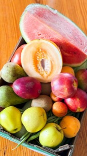 多彩新鲜水果拼盘